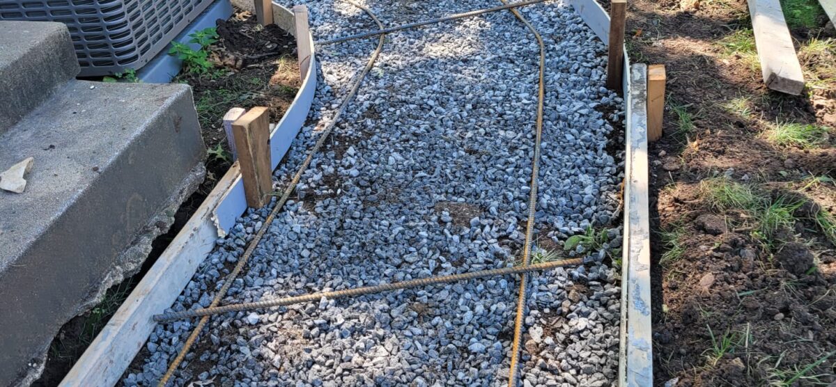 Patio and Sidewalk