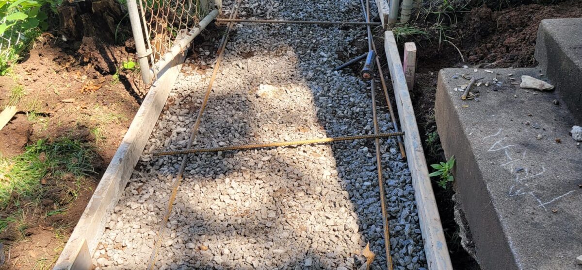 Patio and Sidewalk