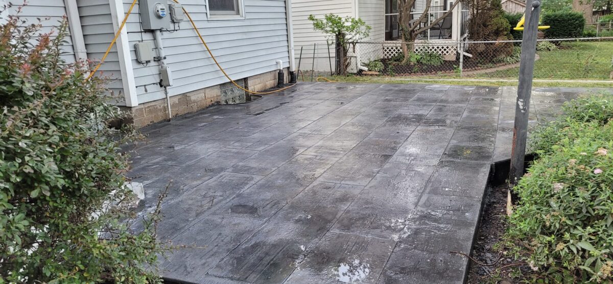 Stamped Concrete and Ash Tones