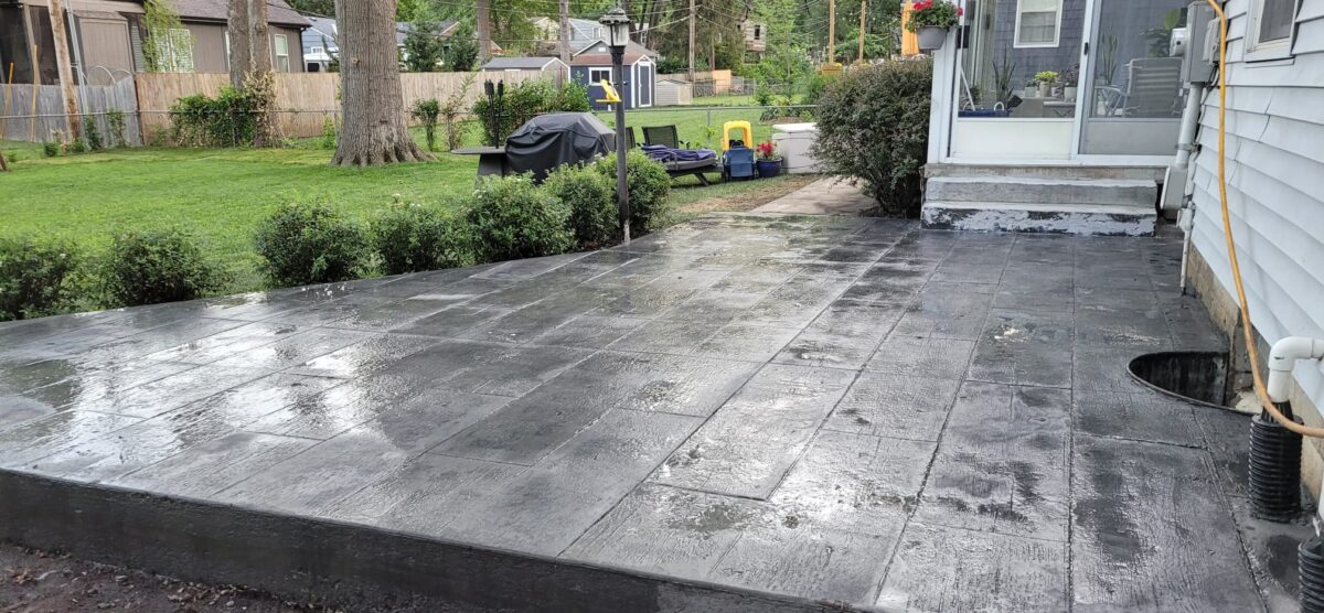 Stamped Concrete and Ash Tones