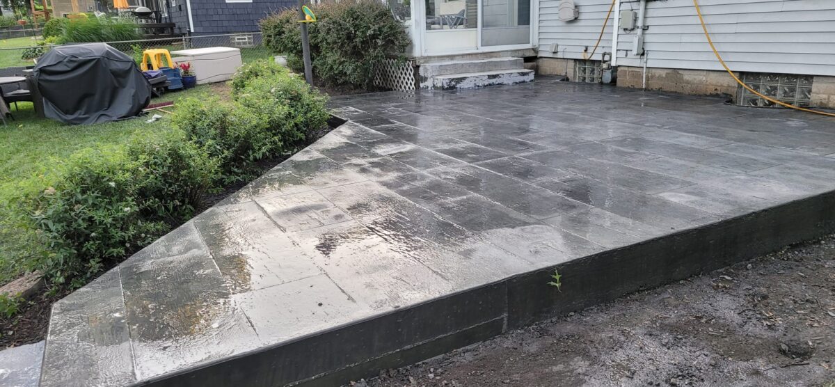Stamped Concrete and Ash Tones