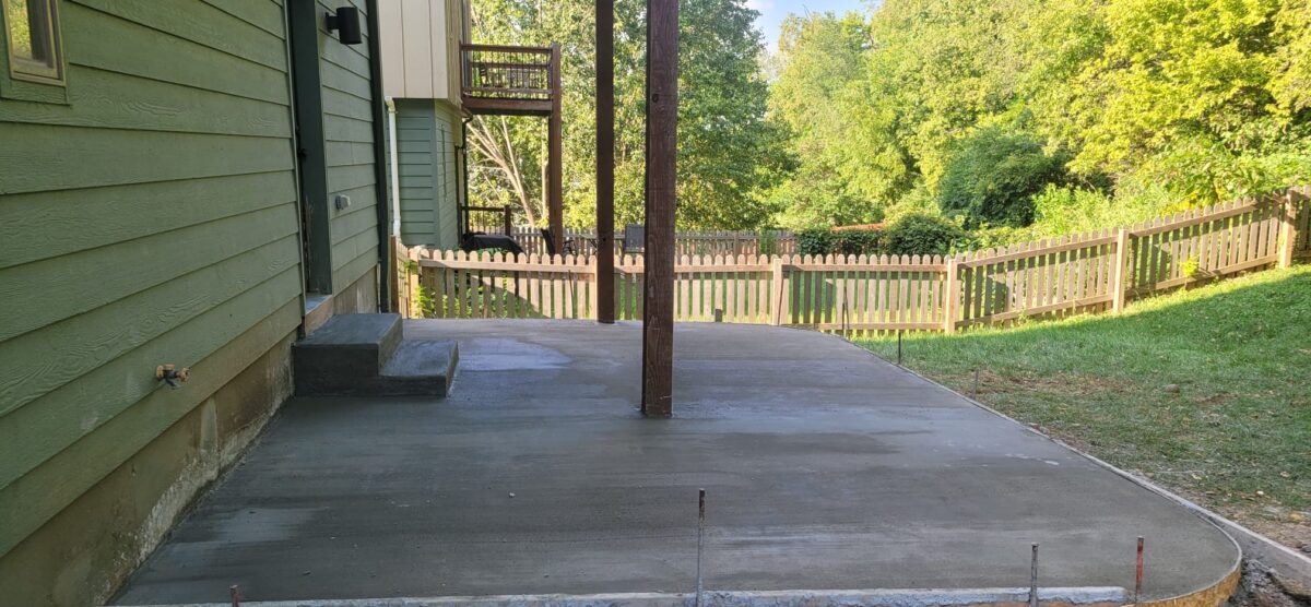 Rounded Corner Patio