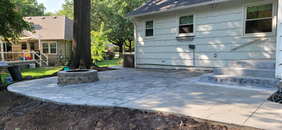 Patio and Sidewalk