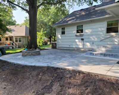 Patio and Sidewalk