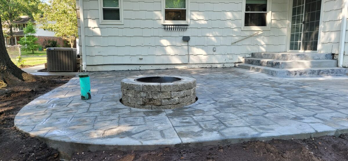 Patio and Sidewalk
