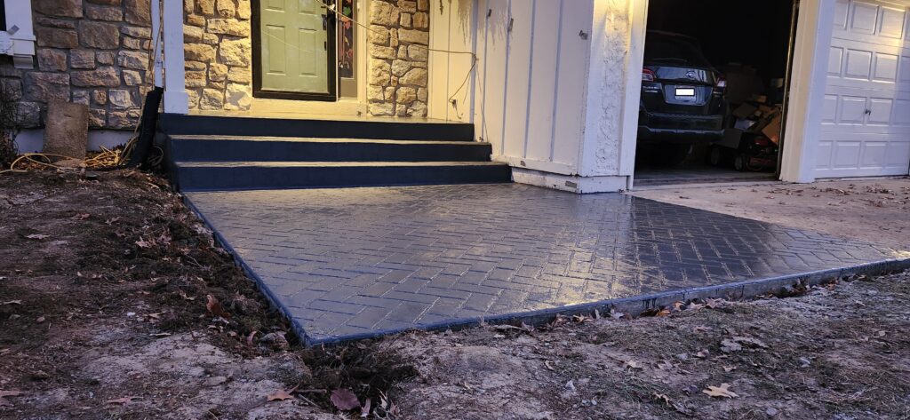 Stamped and Colored Concrete by Eagle Stone Concrete